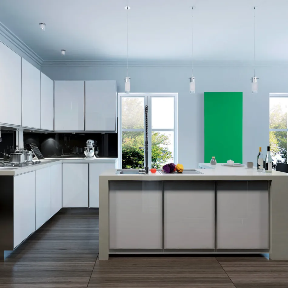 Radiator hidraulik në pluhur mermeri italian deri në 1200 Watt - Lines Viadurini