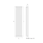 Radiator Hidraulik Prodhuar me Strukturë çeliku të Karbonit - Akullore Viadurini