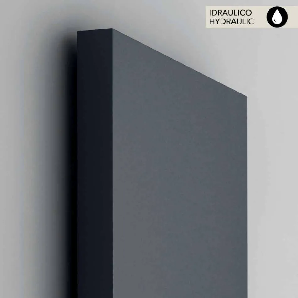 Kapuç hidraulik vertikal, mbulesë çeliku, Scirocco H Dritë Viadurini