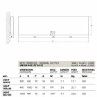 Kapuç hidraulik vertikal, mbulesë çeliku, Scirocco H Dritë Viadurini
