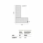 Ngrohje hidraulike hidraulike e dizajnit modern Tullë nga Scirocco H Viadurini