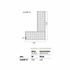 Design Hydraulic Lego Design Brick e bërë në Itali nga Scirocco H Viadurini