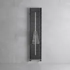 Radiator i përzier Lux me shinë çeliku për peshqir, i prodhuar në Itali Viadurini