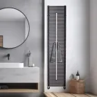 Radiator i përzier Lux me shinë çeliku për peshqir, i prodhuar në Itali Viadurini
