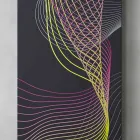 Radiator modern elektrik i montuar në mur në çelik me dekor 1000 Watt - Kelvin Viadurini