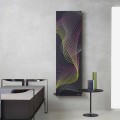 Radiator modern hidraulik i montuar në mur në çelik me dekor 839 Watt - Kelvin