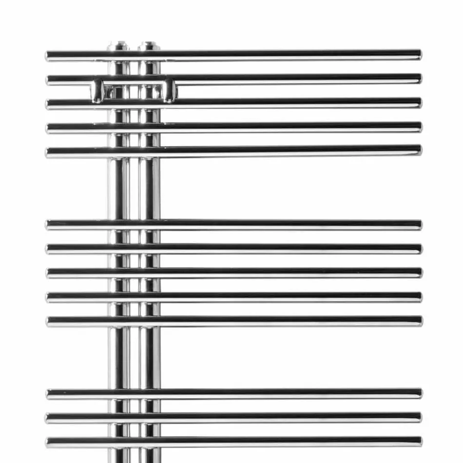 Ngrohësi i peshqirëve të kromit të radiatorit në projektin hidraulik të çelikut 483 W - Pavone Viadurini