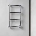 Krom ngrohës për peshqir elektrik radiator në dizajn bronzi 200 W - Cezar Viadurini