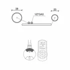 Peshqir elektrik i nxehtë për peshqir në model çeliku të kromuar 700 W - Pallua Viadurini