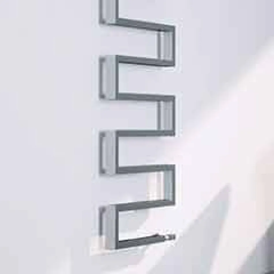 Thermowell vertikale hidraulike vertikale e kromit përfundon në krom Snake nga Scirocco H Viadurini