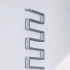 Thermowell vertikale hidraulike vertikale e kromit përfundon në krom Snake nga Scirocco H Viadurini