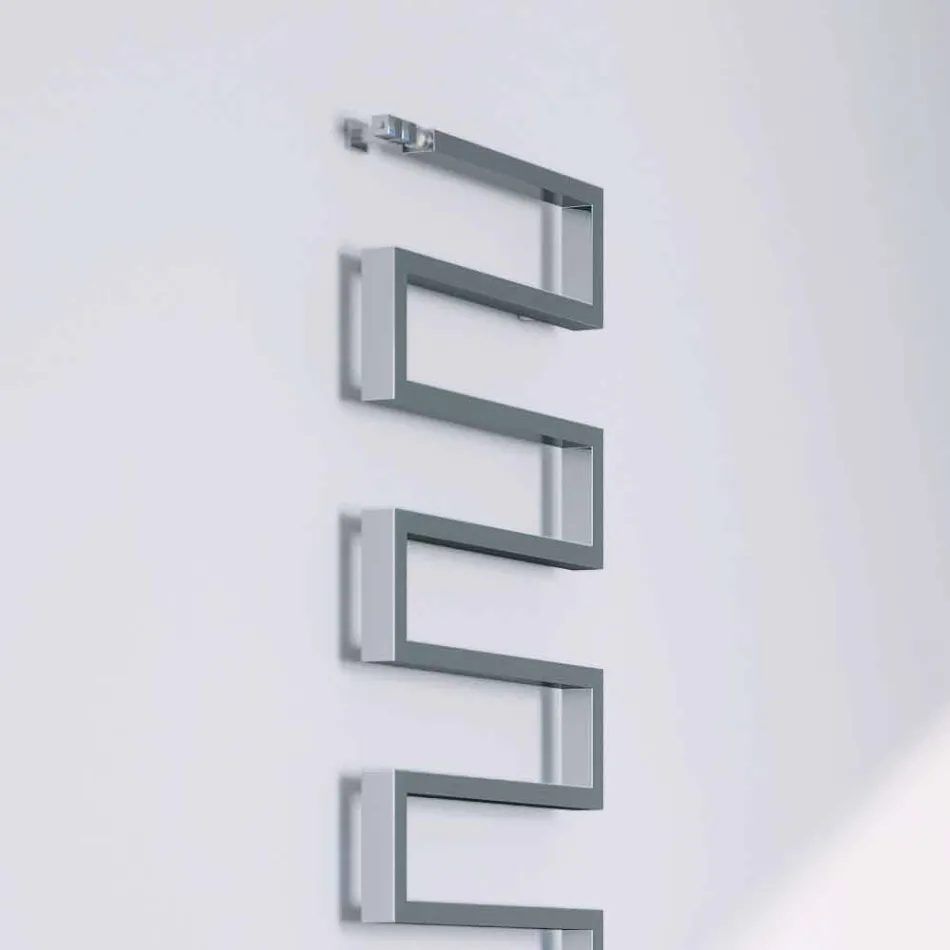 Thermowell vertikale hidraulike vertikale e kromit përfundon në krom Snake nga Scirocco H Viadurini