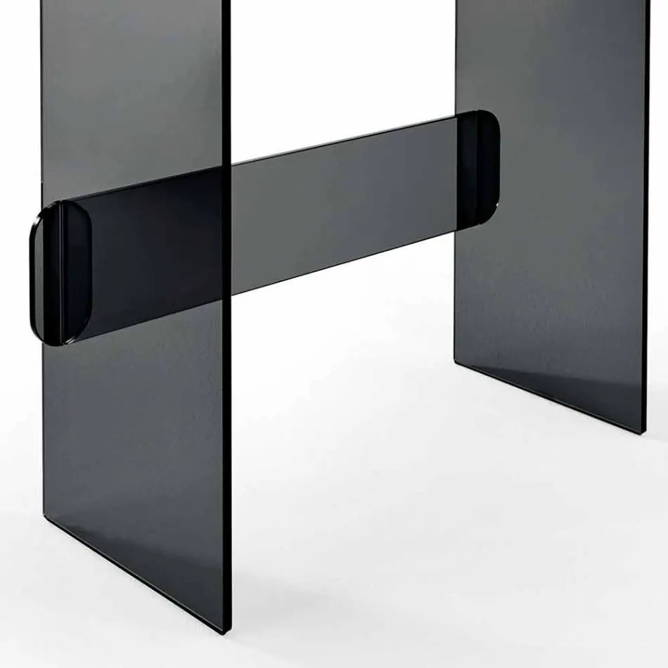 Tavolina e veshjes së grimit me pasqyrë dhe sirtar qelqi 3 përfundime - Salvie Viadurini