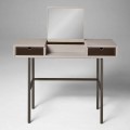 Tavolinë tualeti me fibra druri me ndarje të hapur dhe pasqyrë Prodhuar në Itali - Caronte