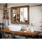 Lavatrice top countertop pezulluar në rripin e Norcia Viadurini