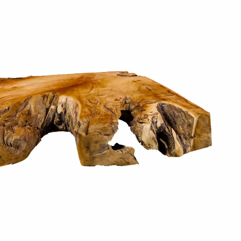 Pjesa e sipërme e banjës së pezulluar në dru të fortë tik, copë unike - e përsosur Viadurini