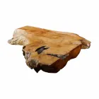 Pjesa e sipërme e banjës së pezulluar në dru të fortë tik, copë unike - e përsosur Viadurini