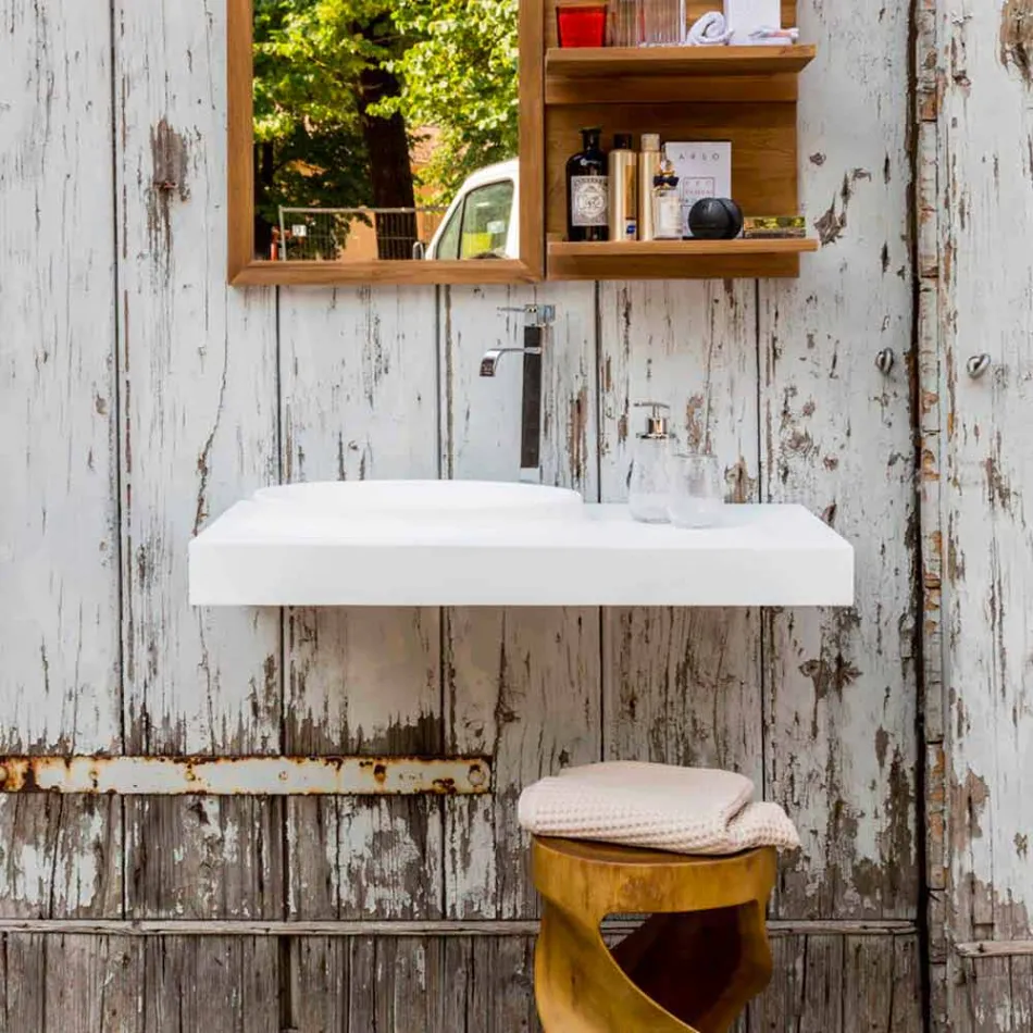 Sipërfaqja e ngurtë e pezulluar me lavaman Arona të integruar Viadurini