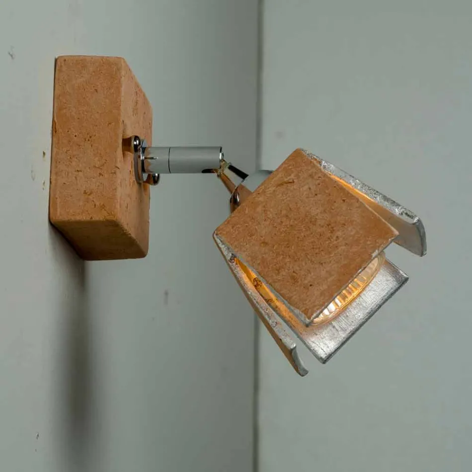 Toscot Piastra me tarracë të punuar me dorë muret rrallojnë 1 dritë të drejtuar Viadurini