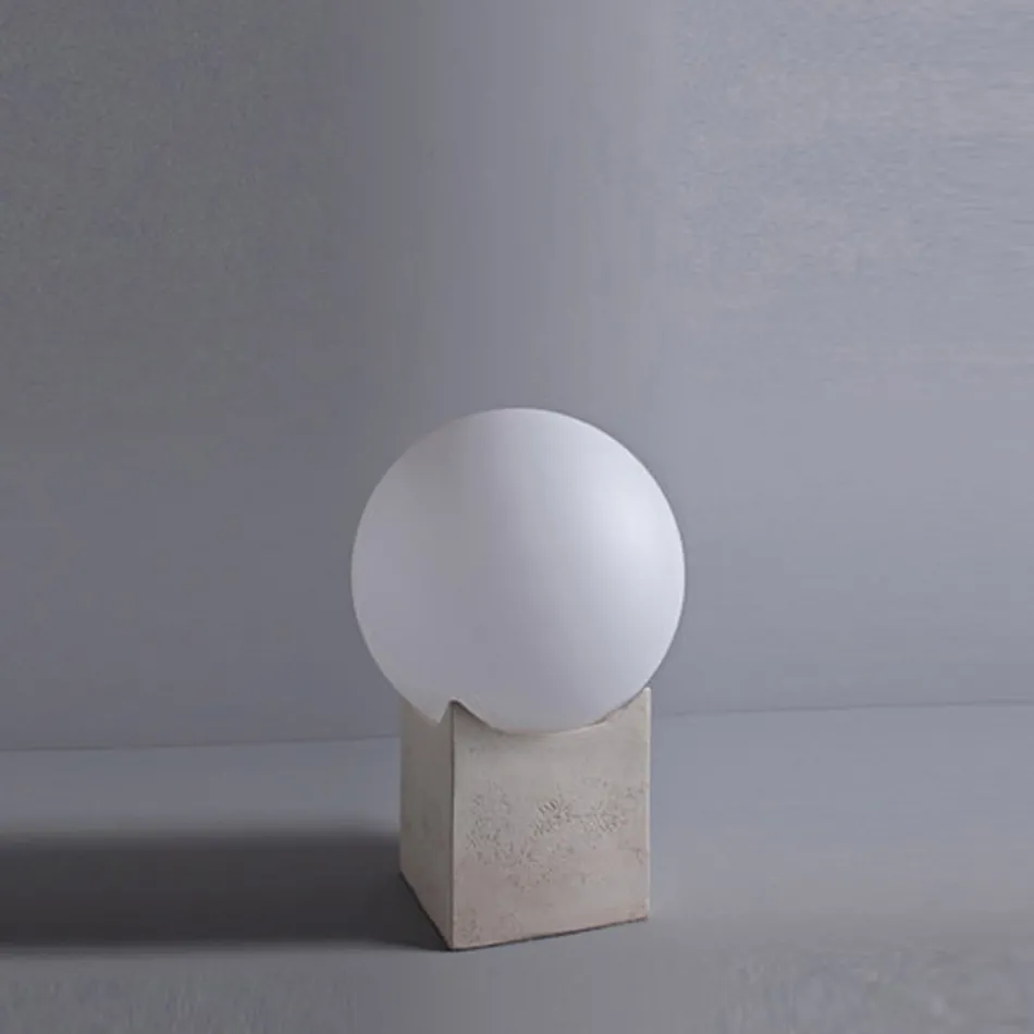 Shtylla e jashtme e dritës terrakote Toscot Atlante e prodhuar në Toskanë Viadurini