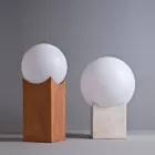 Shtylla e jashtme e dritës terrakote Toscot Atlante e prodhuar në Toskanë Viadurini