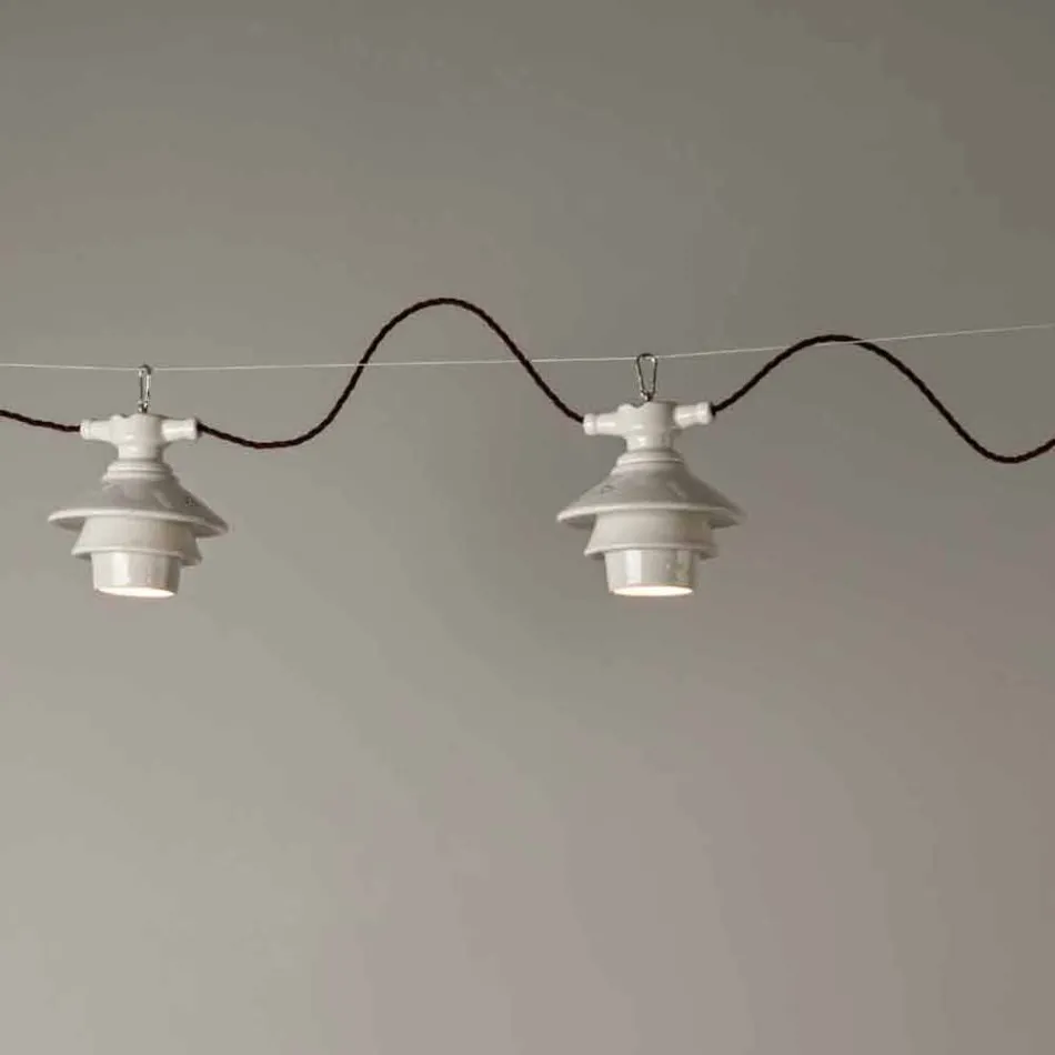 Toscot Battersea llambë e pezulluar me pjatë terrakote Viadurini