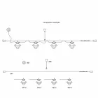 Toscot Battersea rozetë e madhe e tavanit për kompozime Viadurini