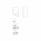 Dizajni i jashtëm / dizajn i brendshëm Toscot Lido i punuar me dorë në Itali Viadurini