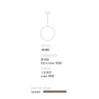 Llambë varëse terrakote stil bashkëkohor Toscot Newton Viadurini