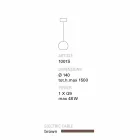 Llambë varëse terrakote bashkëkohore Toscot Newton bashkëkohore Viadurini