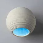 Llambë tavani Toscot Newton / aplikativ i errët terrakote Viadurini