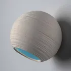 Llambë tavani Toscot Newton / aplikativ i errët terrakote Viadurini