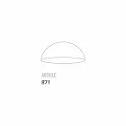 Llambë e madhe pezullimi Notorius Toscot Viadurini