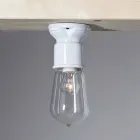 Toscot Novecento llambë bashkëkohore e tavanit në terrakota dhe qelqi Viadurini