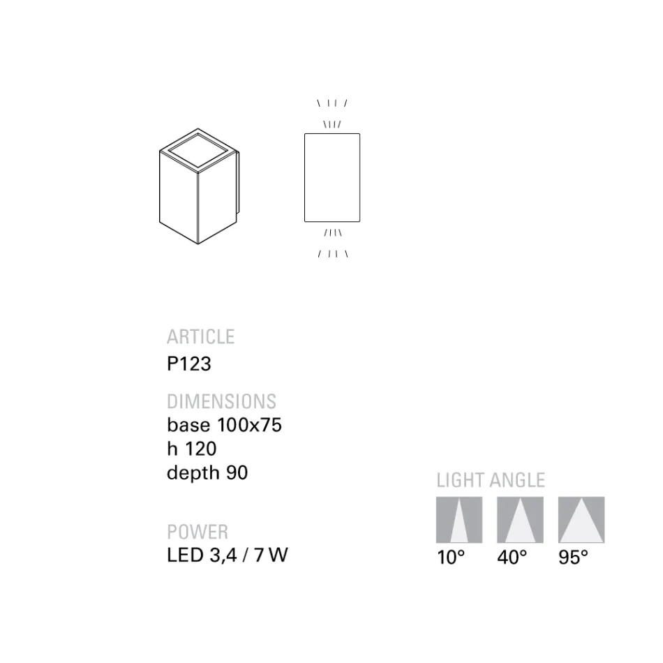 Dritë kopshti LED me terrakote të punuar me dorë Toscot Smith Viadurini