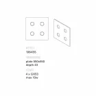 Llambë murale e projektimit Toscot Vivaldi në terrakota të bëra në Itali Viadurini