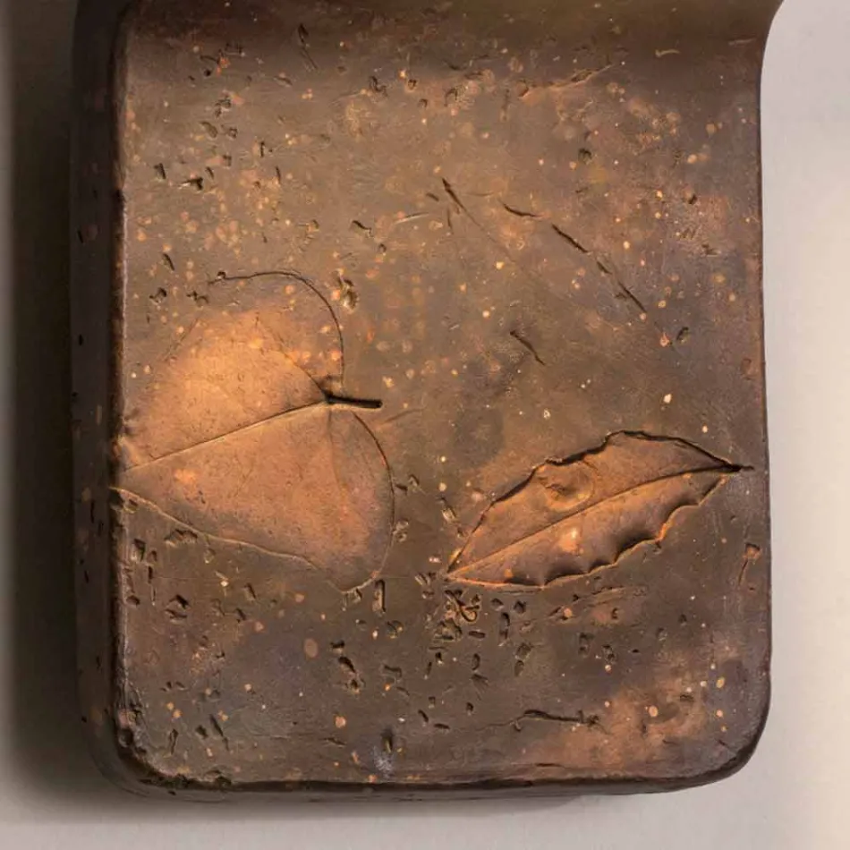 Toscot Vivaldi llambë muri terrakote e punuar me dorë në Itali Viadurini