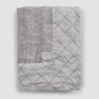 Mbulesa tavoline prej liri antracit dhe kufi me dekorim gjeometrik, punuar me dorë - Dippel Viadurini