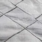 Mbulesa tavoline prej liri antracit dhe kufi me dekorim gjeometrik, punuar me dorë - Dippel Viadurini