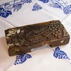 Mbulesa e Lartë Artistike me Mbulesë Tavoline me Artë Dore të Arteve Italiane - Marka Viadurini