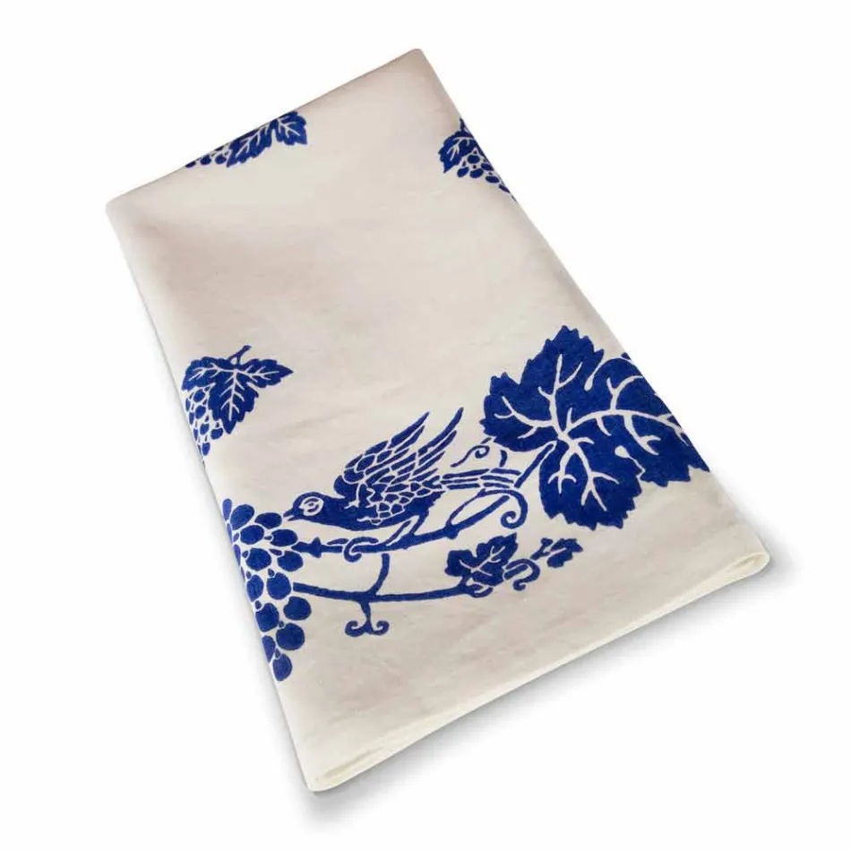 Mbulesa e Lartë Artistike me Mbulesë Tavoline me Artë Dore të Arteve Italiane - Marka Viadurini