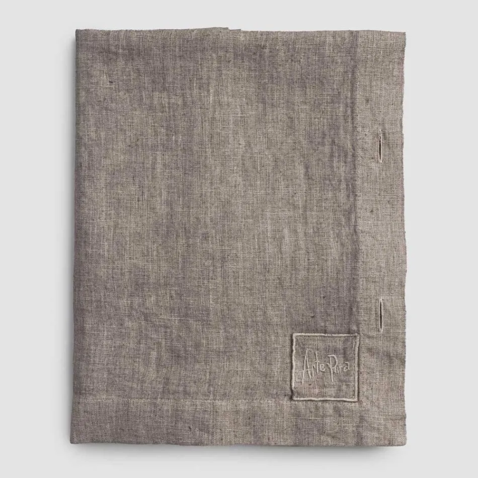 Mbulesa tavoline prej liri drejtkendeshe me vrima kopsash dhe 10 kopsa, luksoze - mesdhetare Viadurini