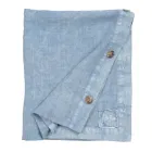 Mbulesa tavoline prej liri drejtkendeshe me vrima kopsash dhe 10 kopsa, luksoze - mesdhetare Viadurini