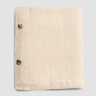 Mbulesa tavoline prej liri drejtkëndëshe me vrima butonash dhe 12 kopsa luksoze - Mesdhetare Viadurini