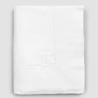 Mbulesa tavoline drejtkëndëshe e bardhë luksoze me kornizë ose dantella - Davinci Viadurini