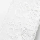 Mbulesa tavoline drejtkëndëshe e bardhë luksoze me kornizë ose dantella - Davinci Viadurini