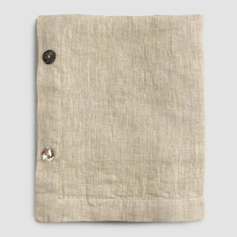 Mbulesa tavoline modulare me ngjyra luksoze me vrima butonash dhe 12 butona - Mesdhetare Viadurini