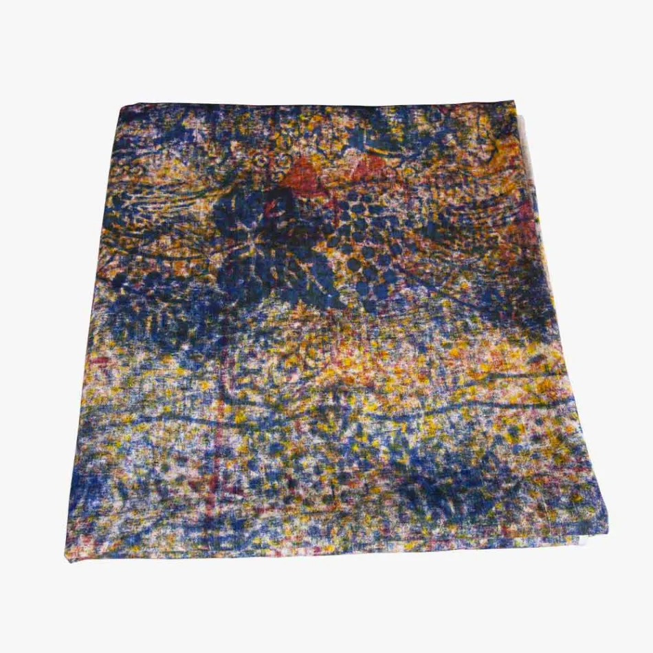 Mbulesë tavolinash e punuar me dorë italiane me cilësi të lartë dhe të shtypura pambuku Viadurini