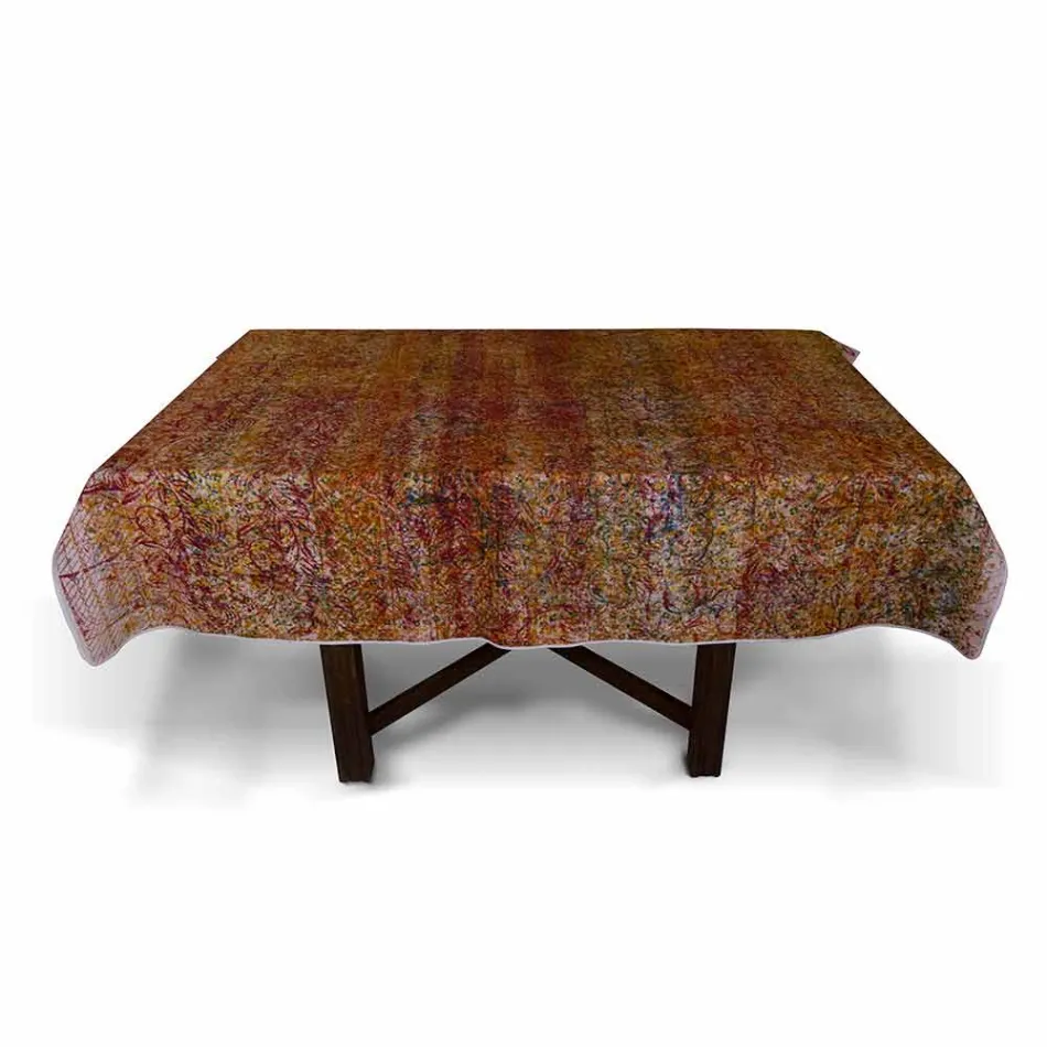 Mbulesë tavoline me cilësi të lartë italiane, të punuar me pambuk, të shtypura në pambuk - Markat e markave Viadurini