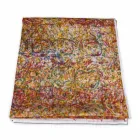 Mbulesë tavoline me cilësi të lartë italiane, të punuar me pambuk, të shtypura në pambuk - Markat e markave Viadurini